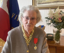 Paule Robinet, grande dame sévrienne, nommée au grade de chevalier de la Légion d’honneur