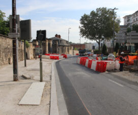 Élargissement des trottoirs à l’angle de la Grande Rue et de l’avenue de la Division Leclerc