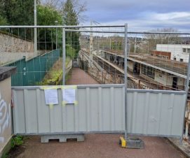 Déviation piétonne pour les usagers de la gare Sèvres Rive gauche