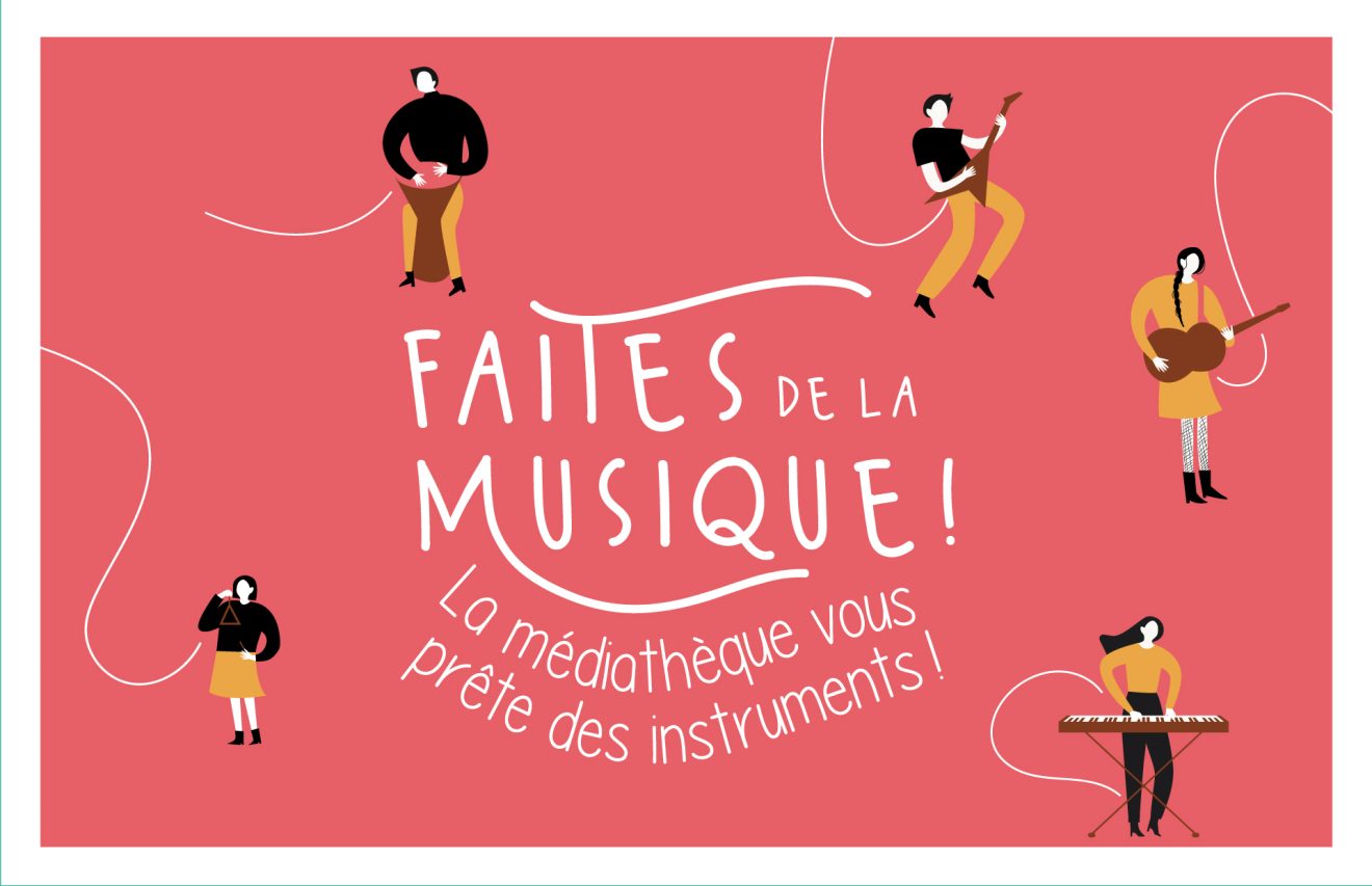 Faites de la musique : la médiathèque vous prête des instruments !