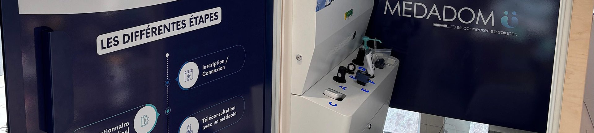 Une cabine de téléconsultation pour faciliter l’accès aux soins