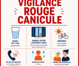 Passage en vigilance rouge canicule – samedi 11 juillet 12h